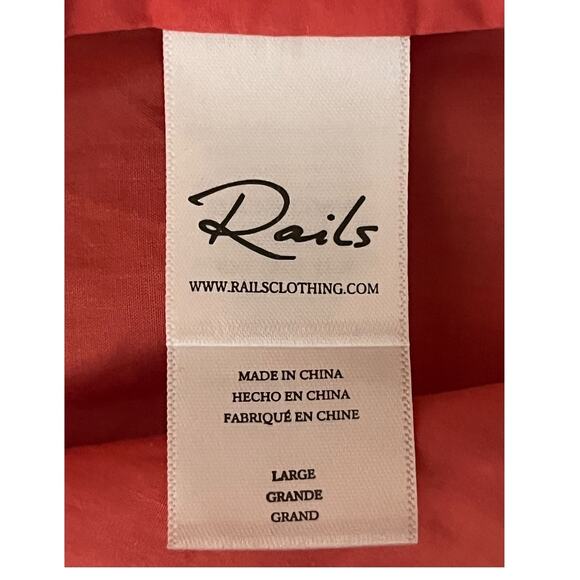 Rails Dress Yvette cut out coral Large L - Picture 7 of 9